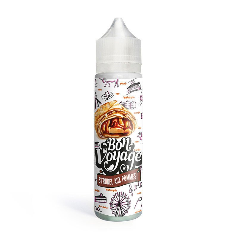 E-liquide Strudel aux Pommes 50 ml - Bon Voyage - Le Coq Qui Vape