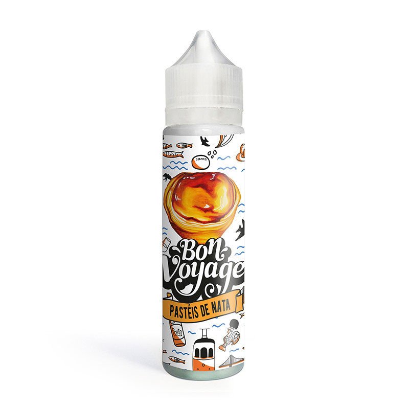 Eliquide Pastéis de Nata 50ml Bon Voyage Le Coq Qui Vape