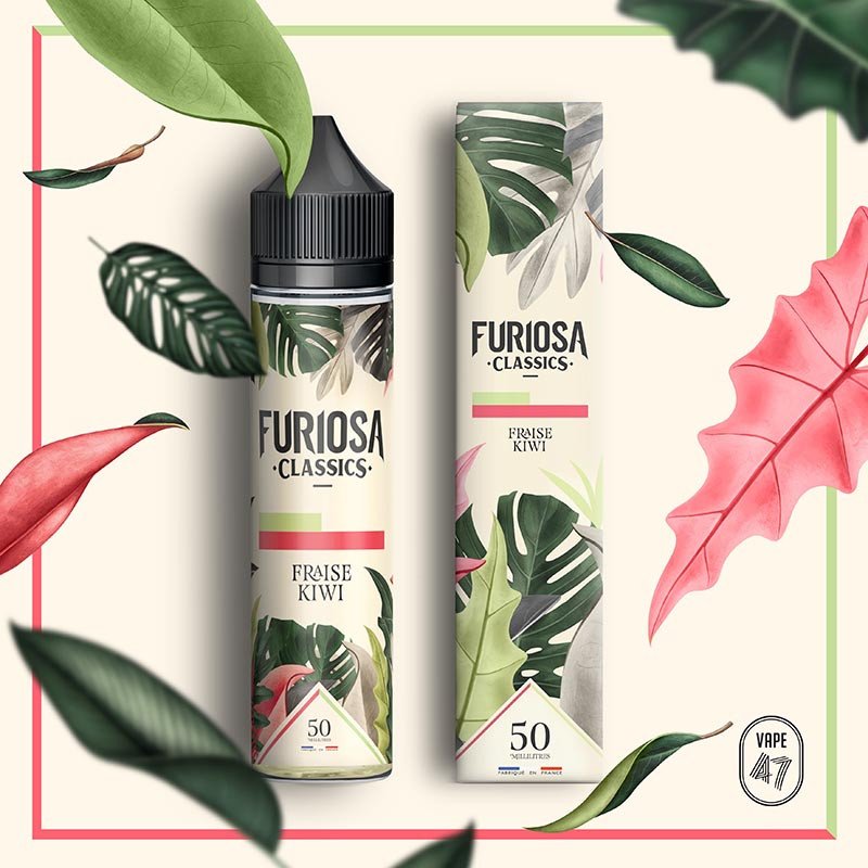 E-liquide Fraise Kiwi 50ml – Furiosa Classics