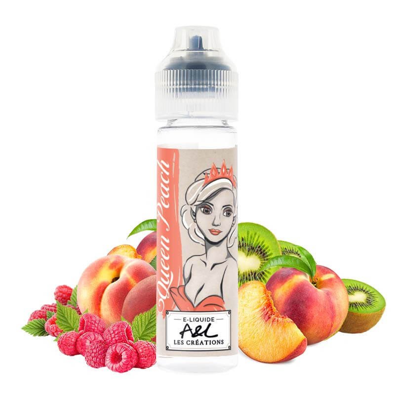 E-liquide Queen Peach 50ml - Les Créations - A&L