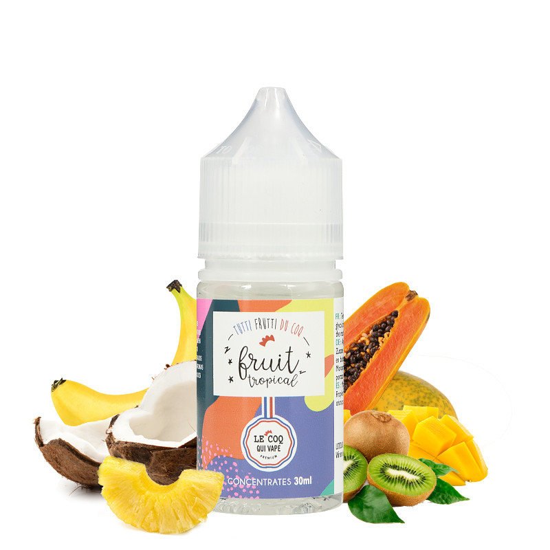 Arôme Fruit Tropical 30ml - Tutti Frutti - Le Coq qui Vape