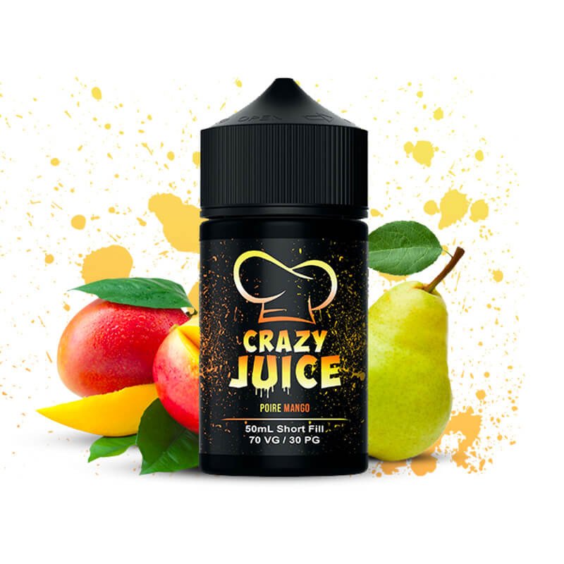 E-liquide Poire Mango 50ml - Crazy Juice - Mukk Mukk