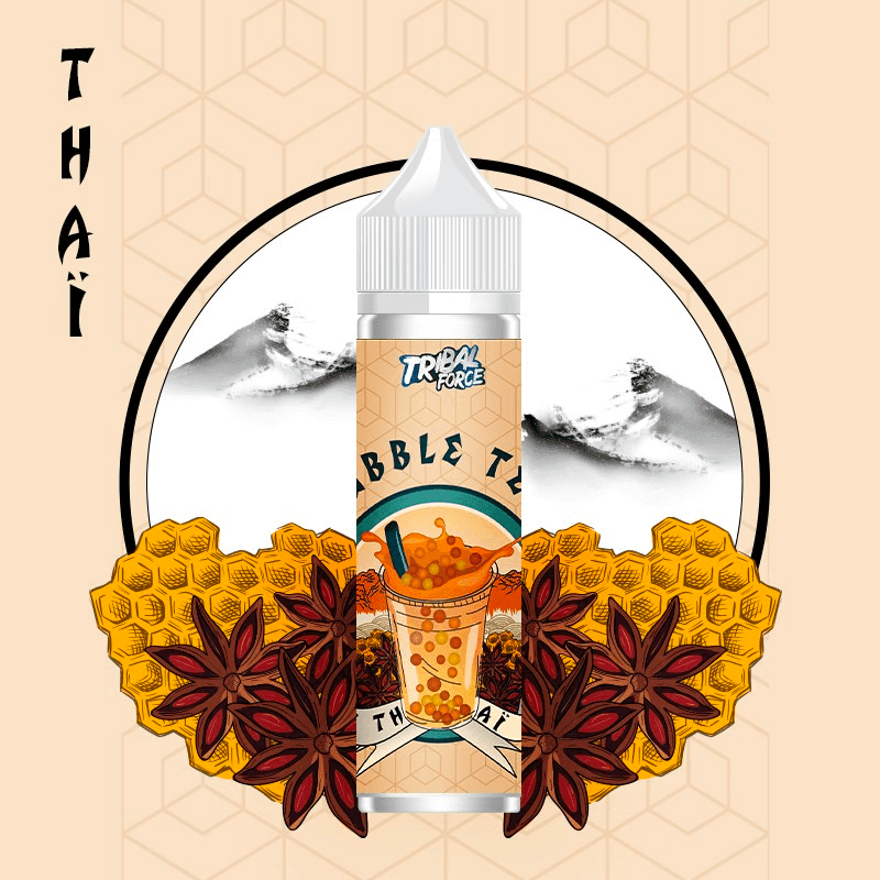 E-liquide Thai 50ml - Bubble Tea - Tribal Force