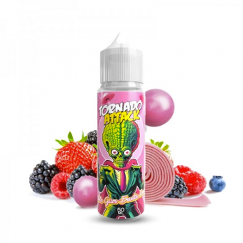 E-liquide Bubble Gum Fruits Rouges 50ml - Tornado Attack - Aromazon