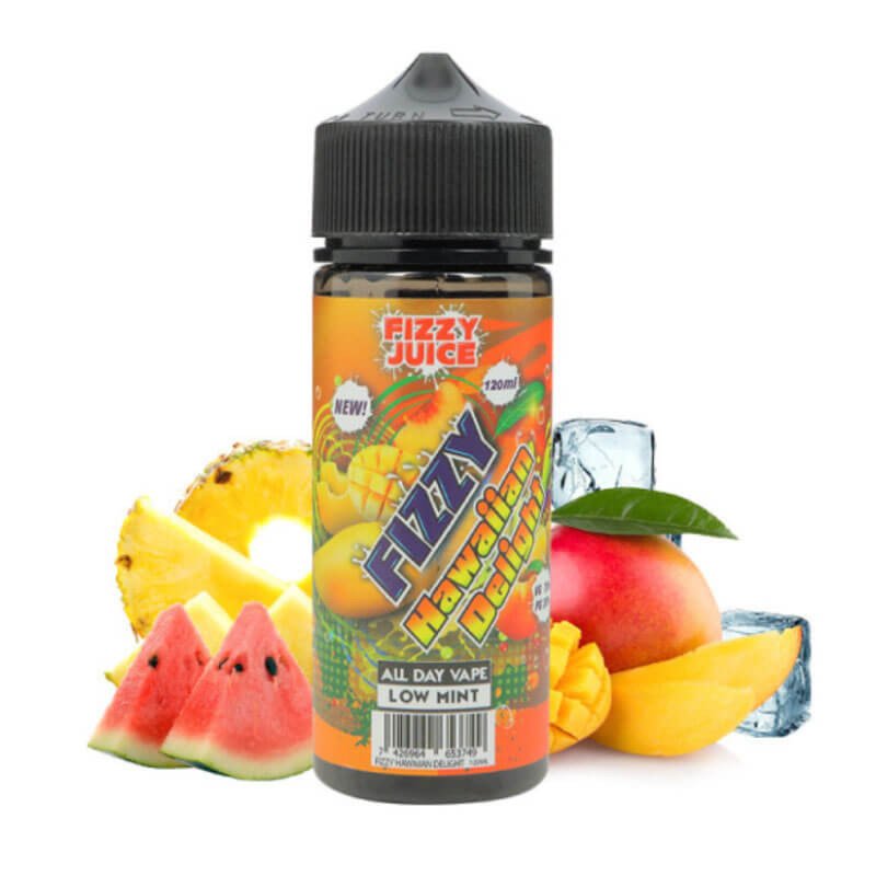 Eliquide Hawaiian Delight 100ml de la gamme Fizzy Juice, saveur fruitée