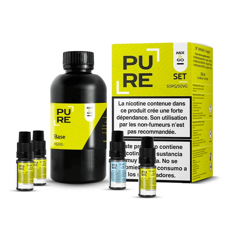 Pack 500ml Base DIY Mix&Go 50/50 - PURE
