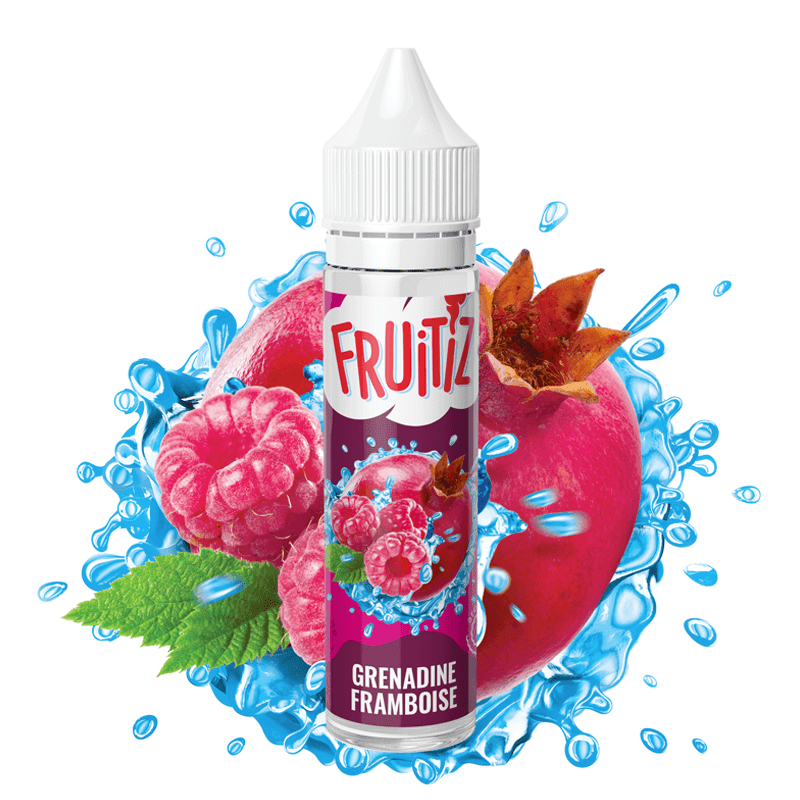 E-liquide Grenadine Framboise 50ml - Fruitiz