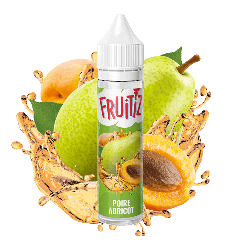 E-liquide Poire Abricot 50ml - Fruitiz
