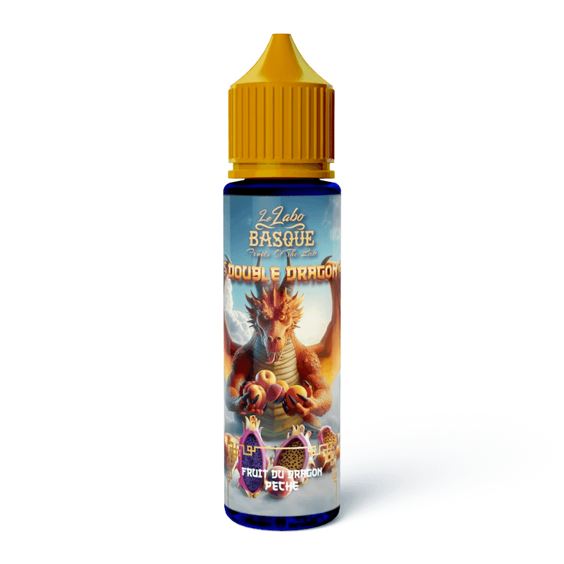 E-liquide Fruit du Dragon Pêche 50ml - Double Dragon - Le Labo Basque