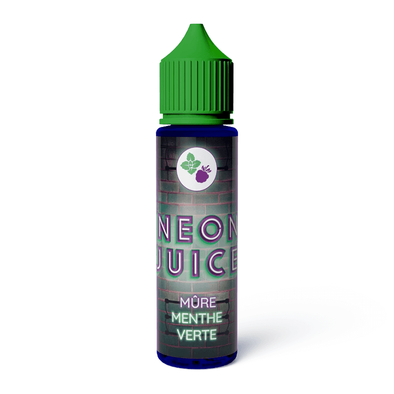 E-liquide Mûre Menthe Verte 50ml - Neon Juice - Le Labo Basque