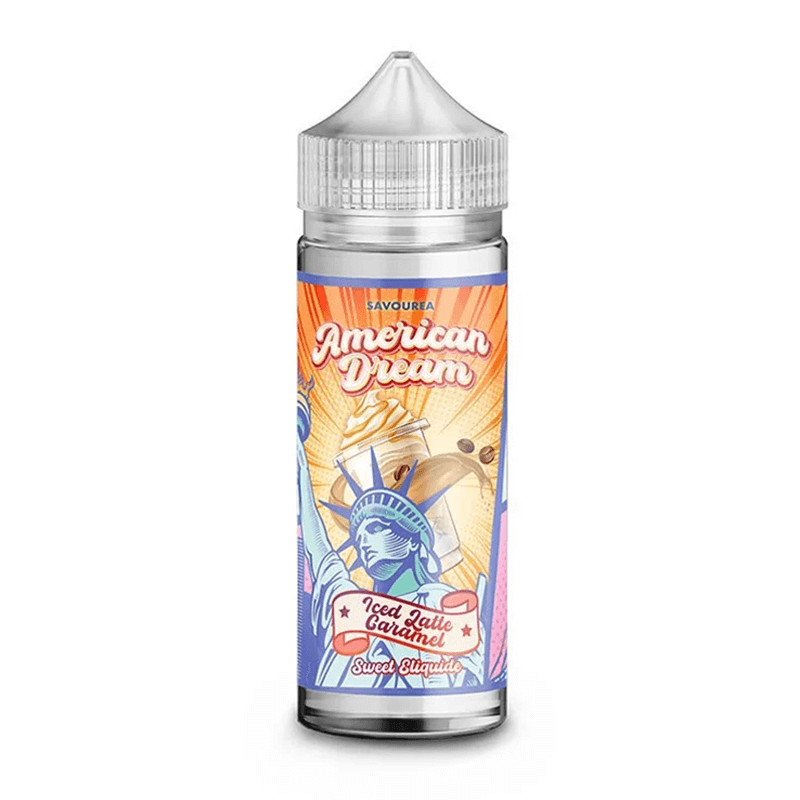 E-liquide Iced Latte Caramel 100ml - American Dream - Savourea