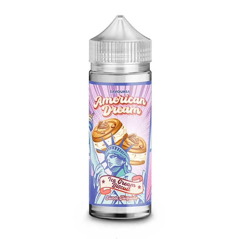 E-liquide Ice Cream Biscuit 100ml - American Dream - Savourea