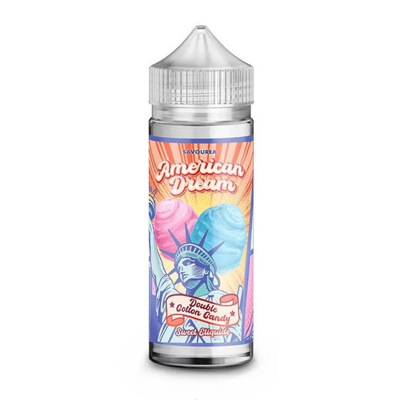 E-liquide Double Cotton Candy 100ml - American Dream - Savourea