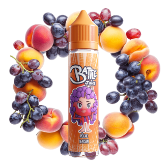 E-liquide Pêche Raisin 50ml - Battle Juice - Bobble