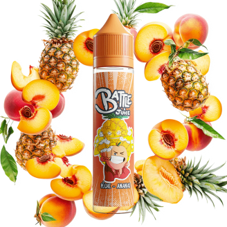 E-liquide Pêche Ananas 50ml - Battle Juice - Bobble