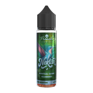E-liquide Myrtille Cassis Cranberry - Nektar - Le French Liquide