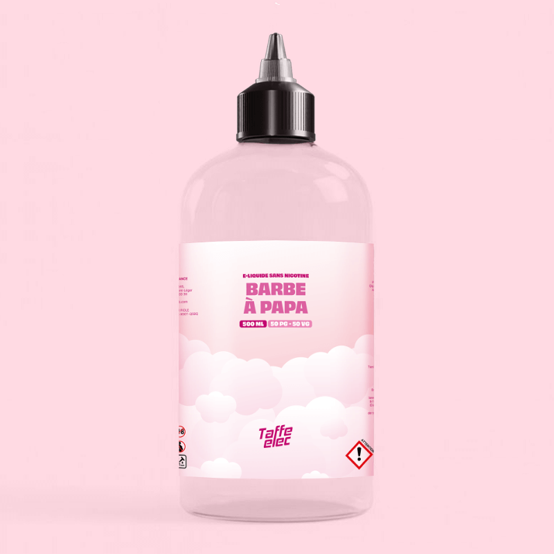E-liquide Barbe à papa 500ml - Taffe-elec