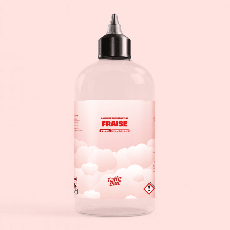 E-liquide Fraise 500ml - Taffe-elec