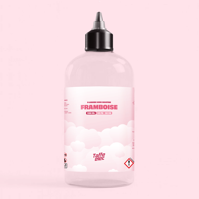 E-liquide Framboise 500ml - Taffe-elec
