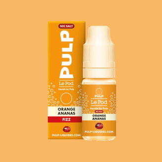 E-liquide Orange Ananas - Le Pod Liquide Fizz - Pulp