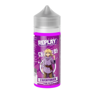 E-liquide L'Aventurier 100ml - Replay - Liquidarom