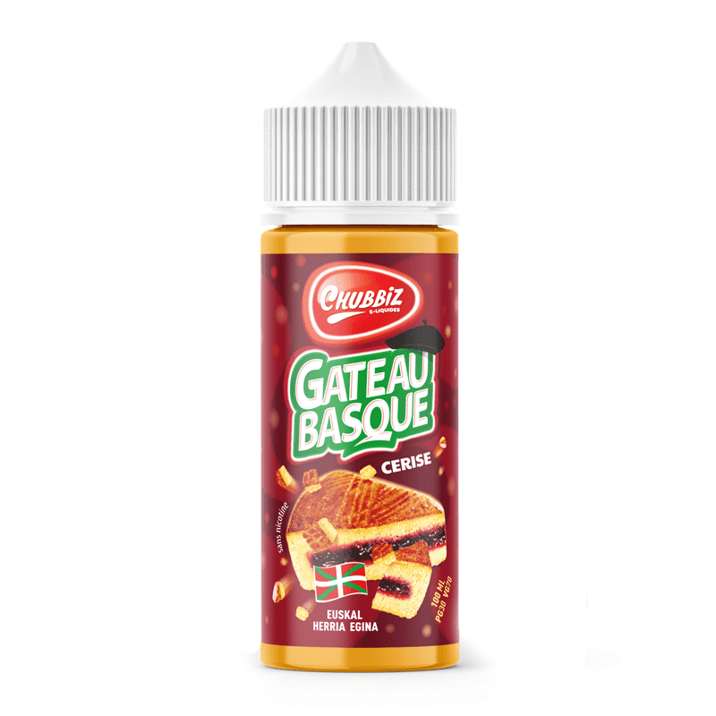 E-liquide Gateau Basque Cerise 100ml - Chubbiz