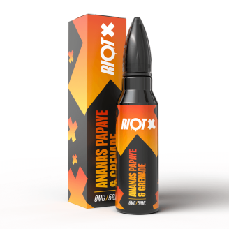 E-liquide Ananas Papaye Grenade 50ml - Riot X - Riot