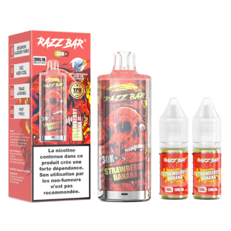 Puff RazzBar 30K Fraise Banane