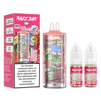Puff Razz Bar 30K Fraise Framboise Cerise