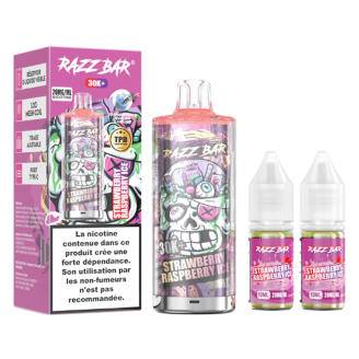Puff Razz Bar 30K Fraise Framboise Glacée