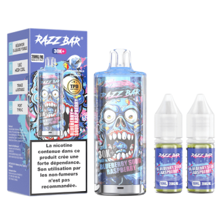 Puff Razz Bar 30K Myrtille Framboise Acidulées