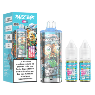 Puff Razz Bar 30K Myrtille Framboise Canneberge