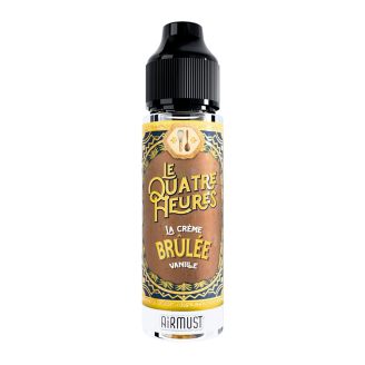 E-liquide La Crème Brûlée Vanille 50ml - Le Quatre Heures - Airmust