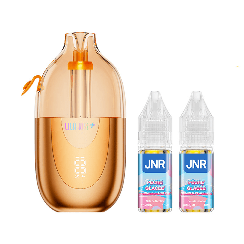 Puff Lila Kiss+ 46+ Pêche Glacée - JNR