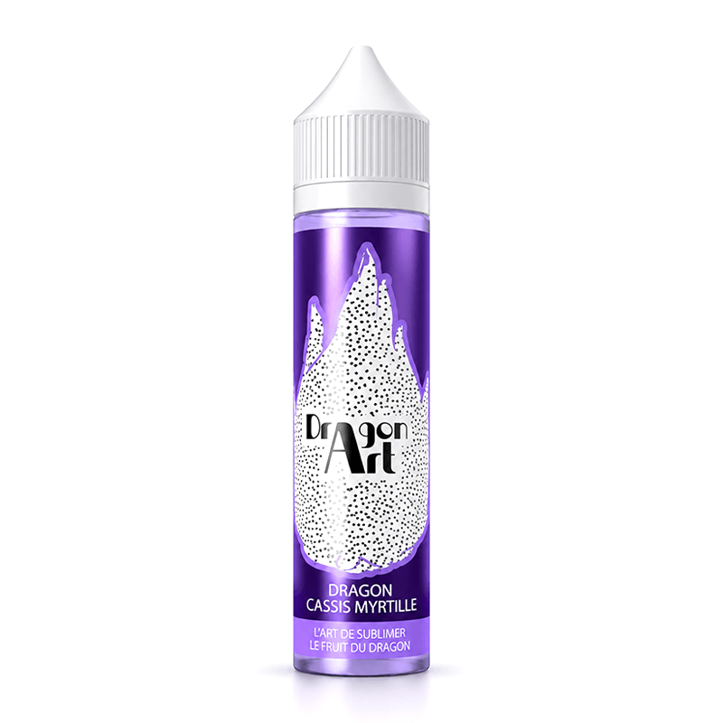 E-liquide Dragon Cassis Myrtille Frais 50ml - Dragon'Art - Bobble